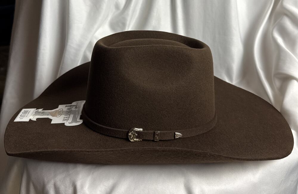 Twister 3X Brown Rowdy Wool Cowboy Hat Size 7 1/8 Western Twister by M&P NWT NEW